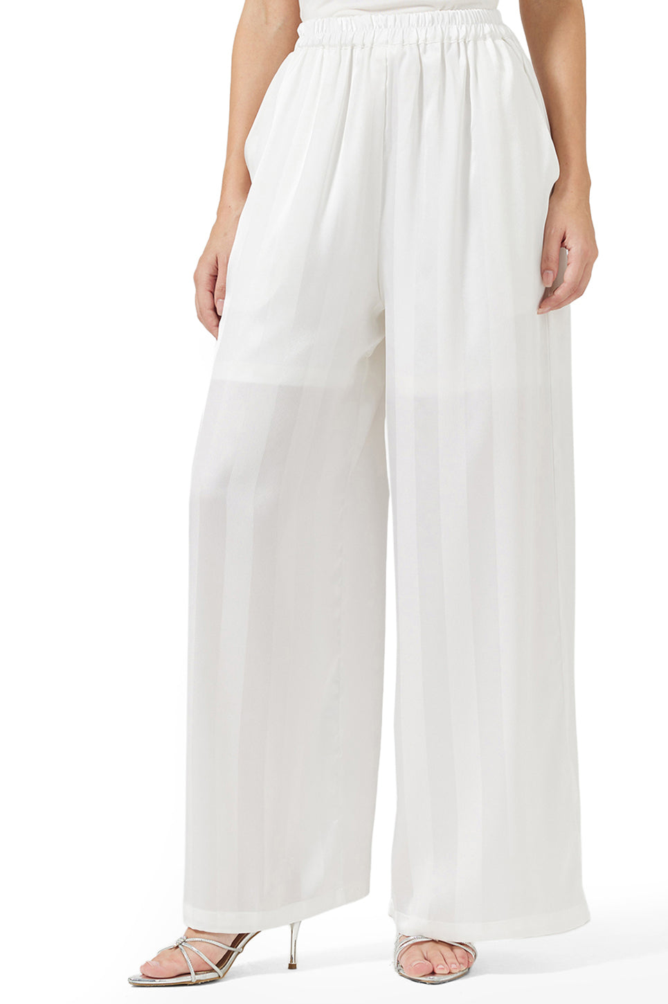 Satin Wide Leg Pants