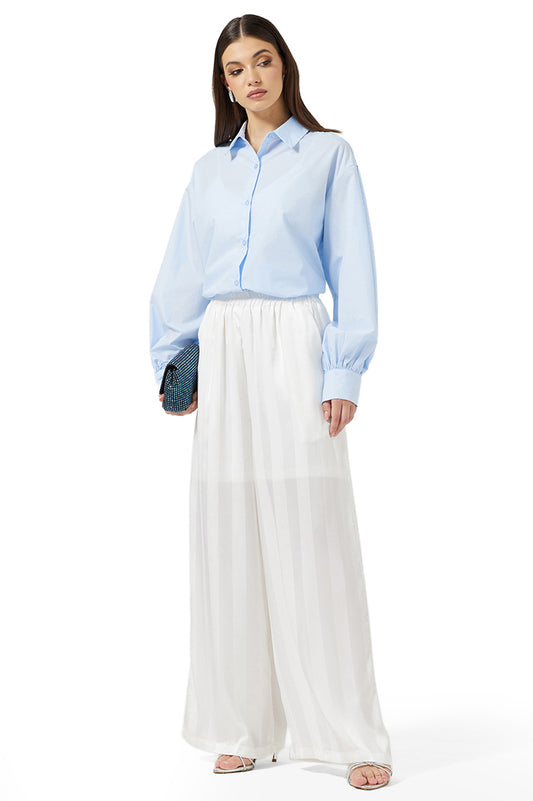 Satin Wide Leg Pants