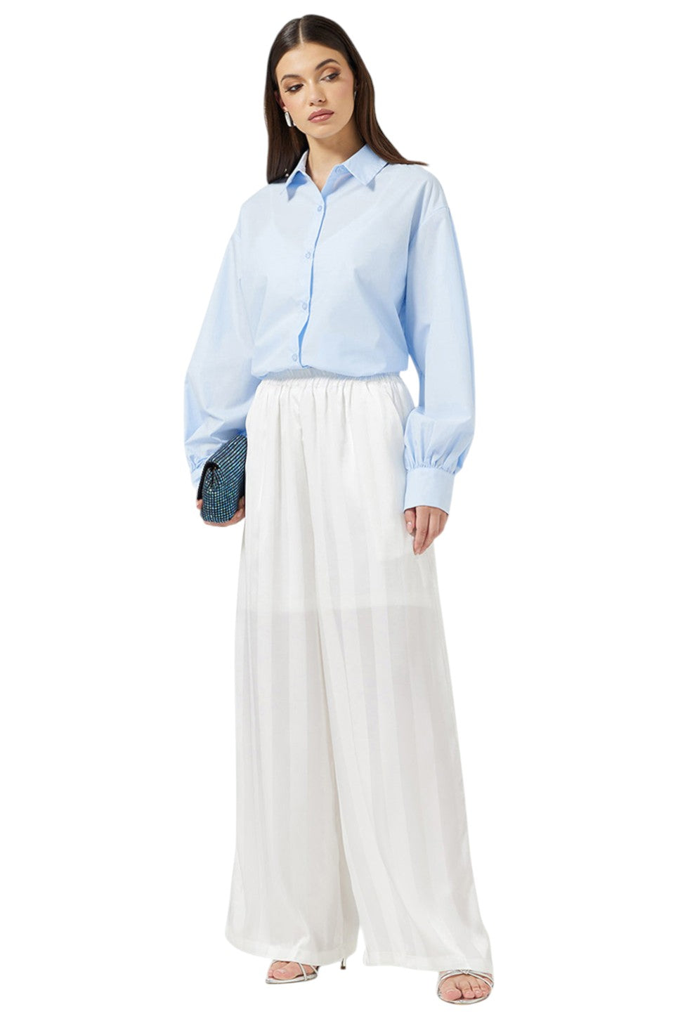Satin Wide Leg Pants