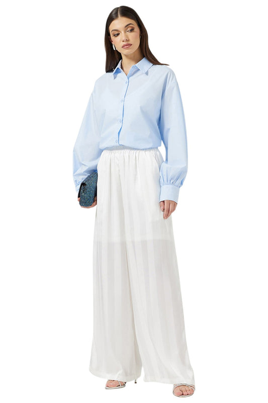 Satin Wide Leg Pants