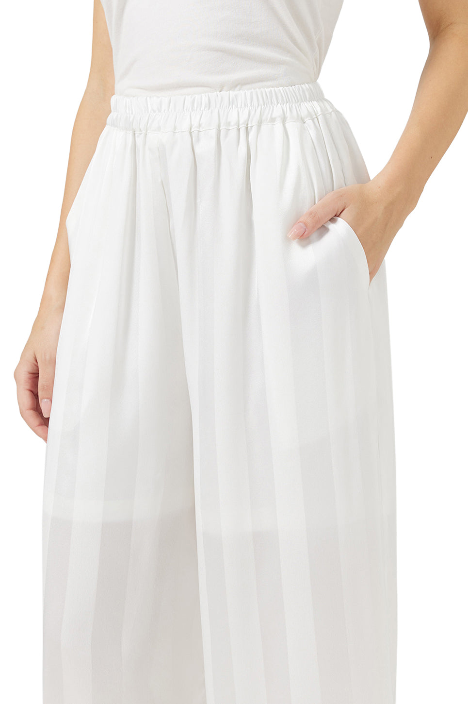 Satin Wide Leg Pants