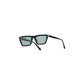 Corey, Rectangular sunglasses for men and women green lens UV400 protection