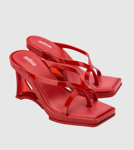 MELISSA GLASS HEEL AD