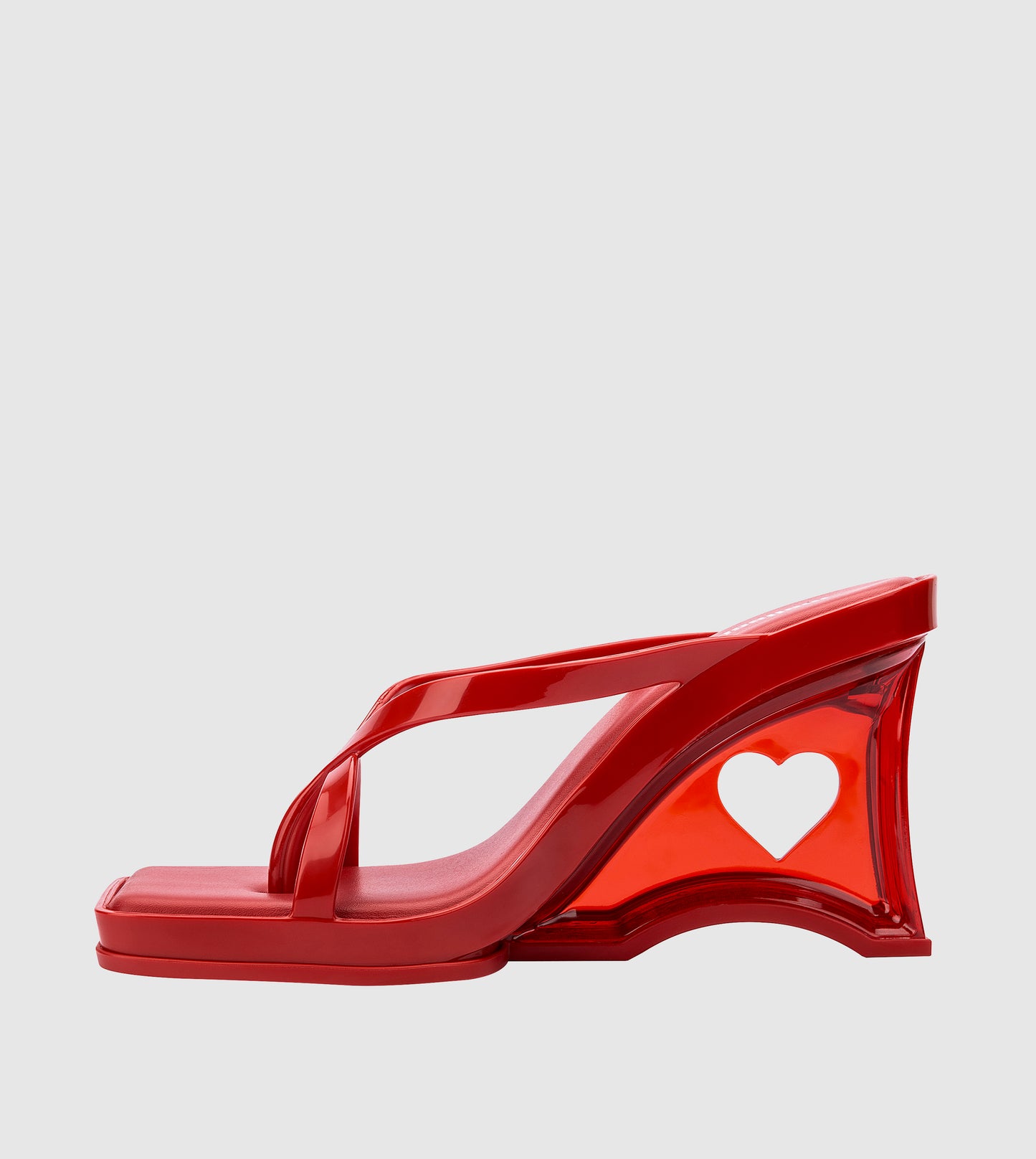 MELISSA GLASS HEEL AD