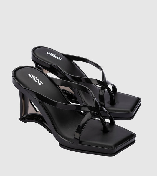 MELISSA GLASS HEEL AD
