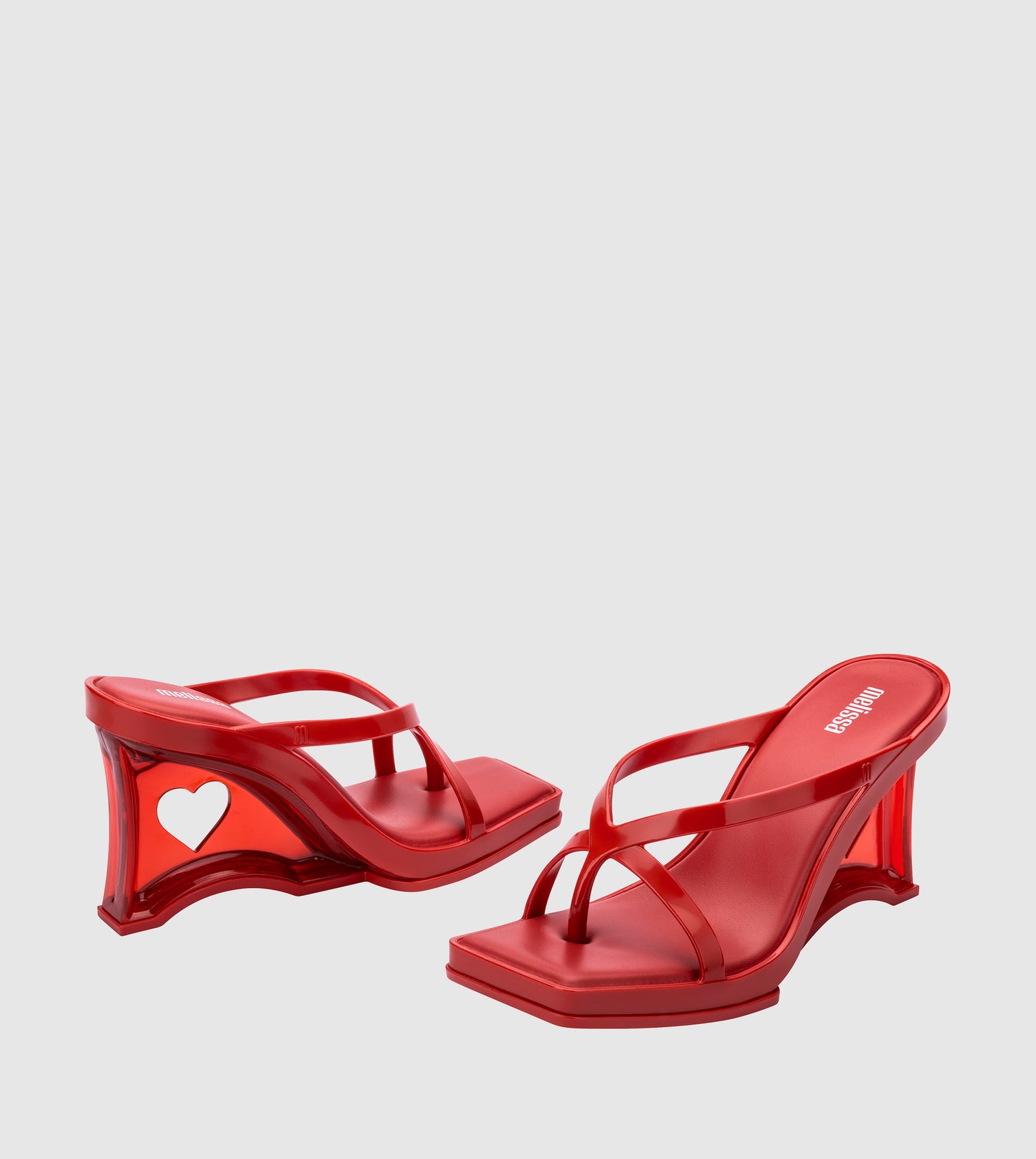 MELISSA GLASS HEEL AD
