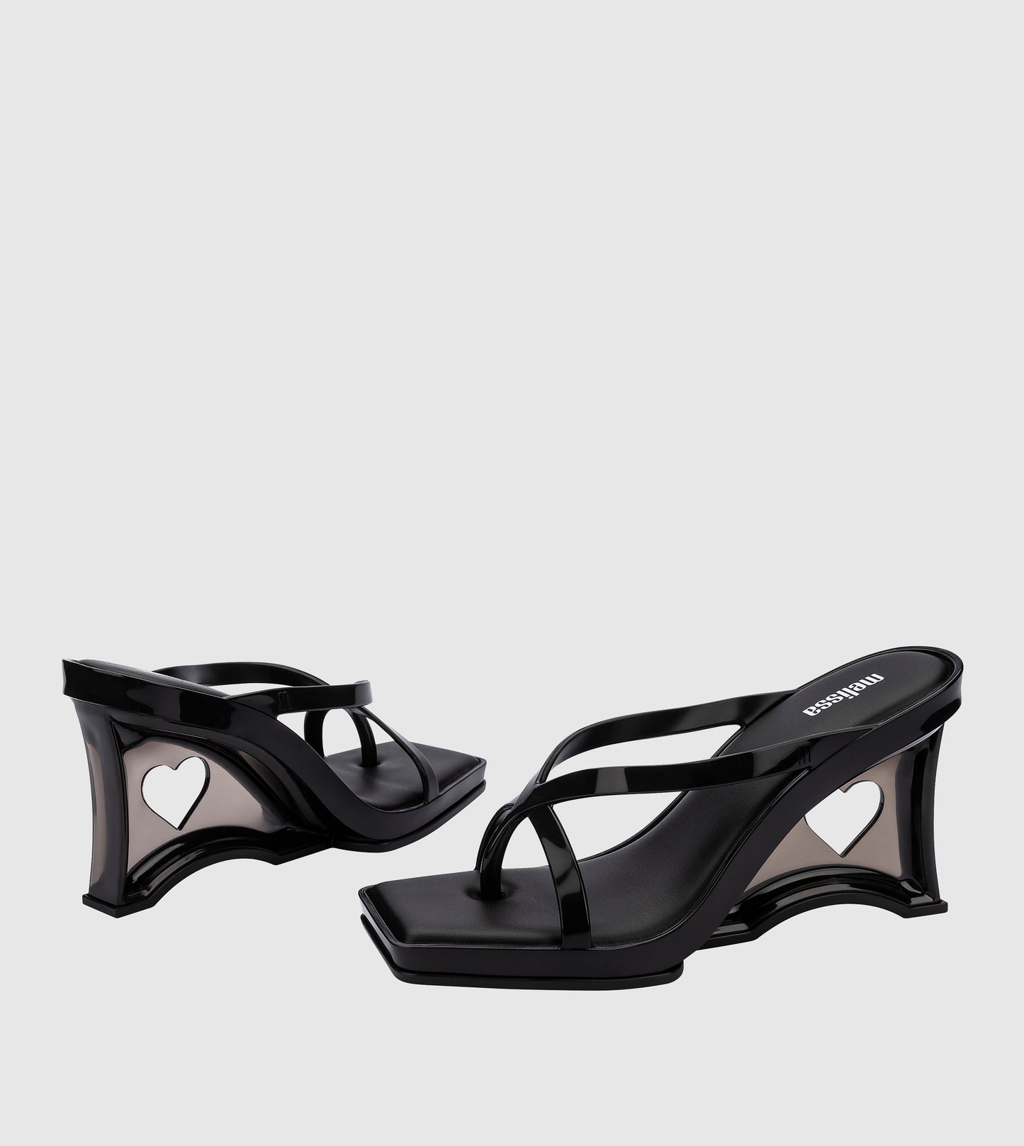 MELISSA GLASS HEEL AD