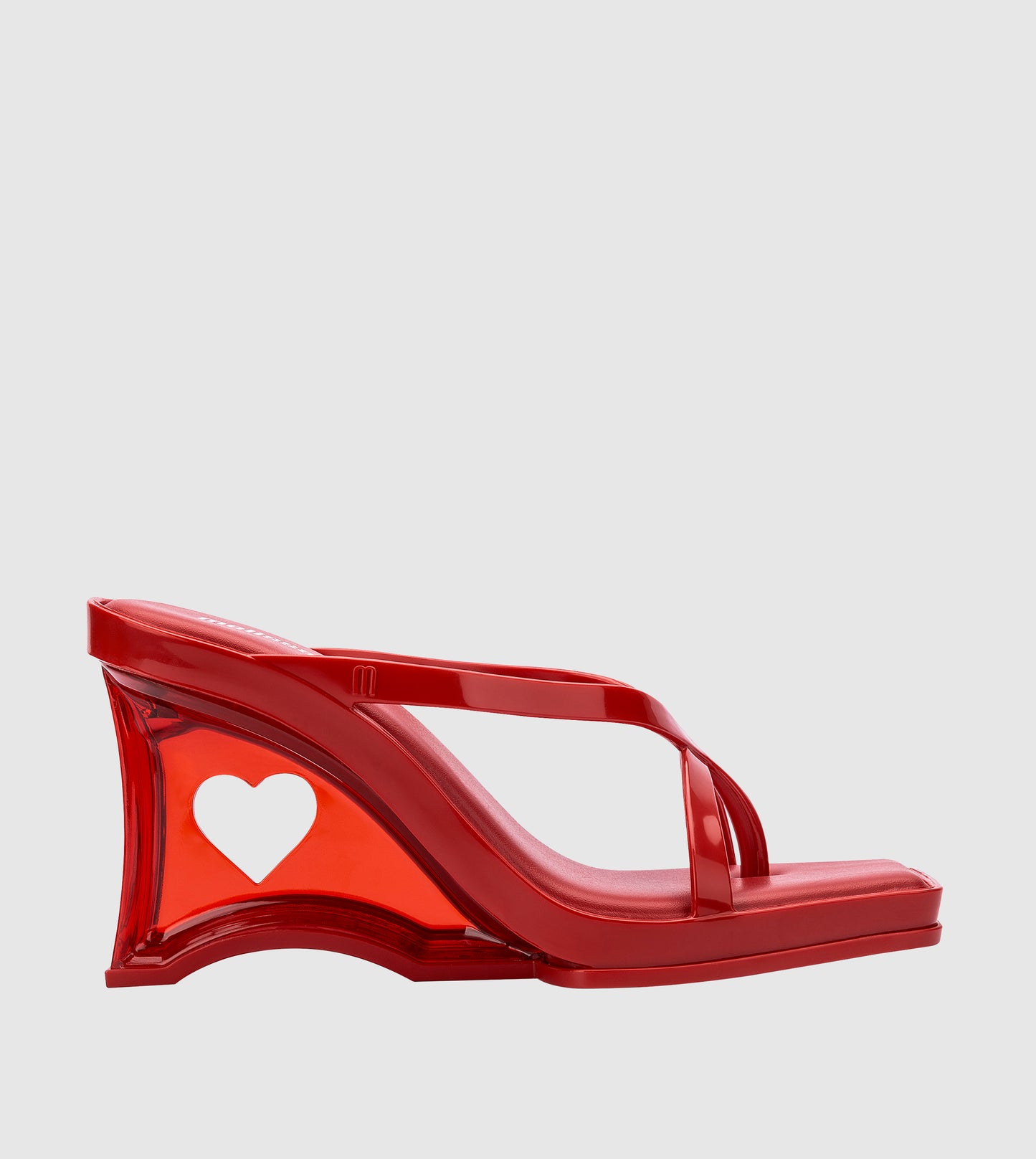 MELISSA GLASS HEEL AD