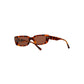 Grace, Rectangular sunglasses for men and women brown lens UV400 protection