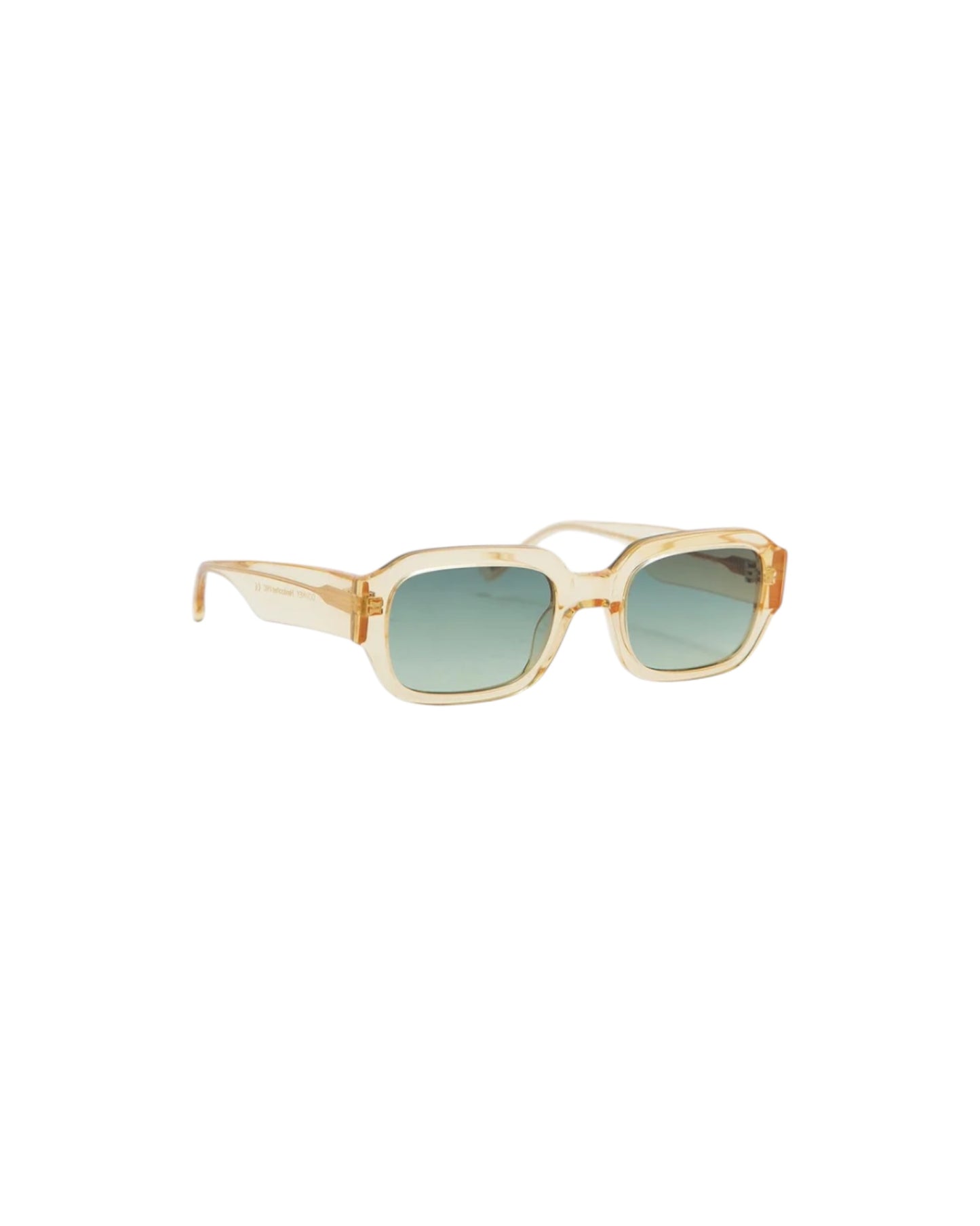 Downey, Square sunglasses for men and women green lens UV400 protection