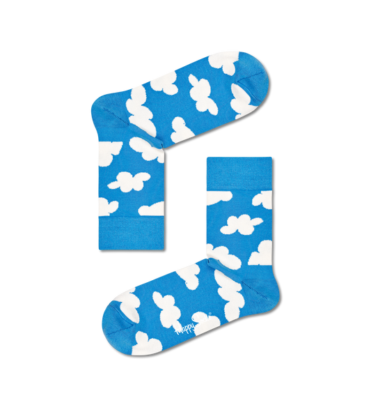 Cloudy Half Crew Sock