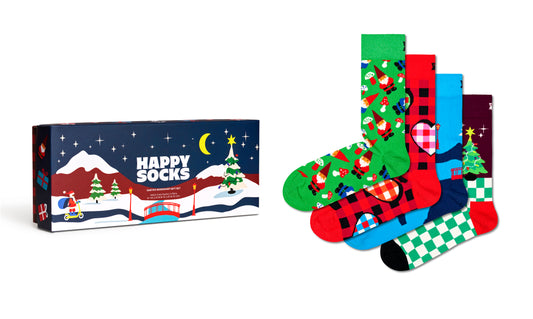 4-Pack Santa's Workshop Socks Gift Set