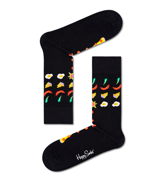 Pizza Invaders Sock