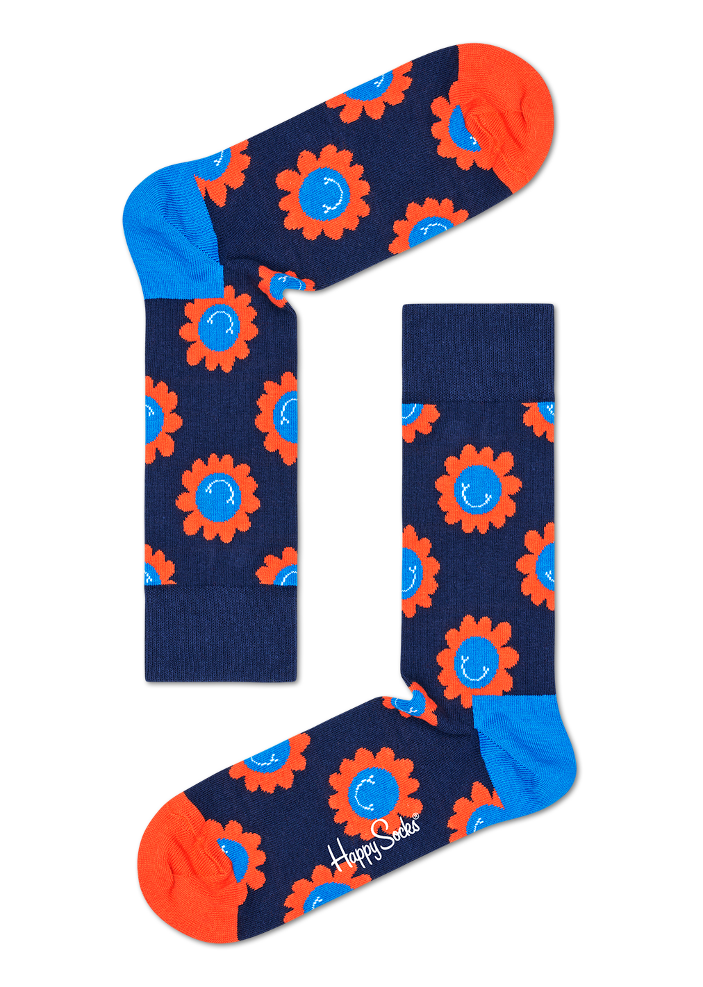 Smiley Flower Sock