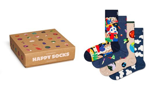4-Pack Wild And Free Socks Gift Set