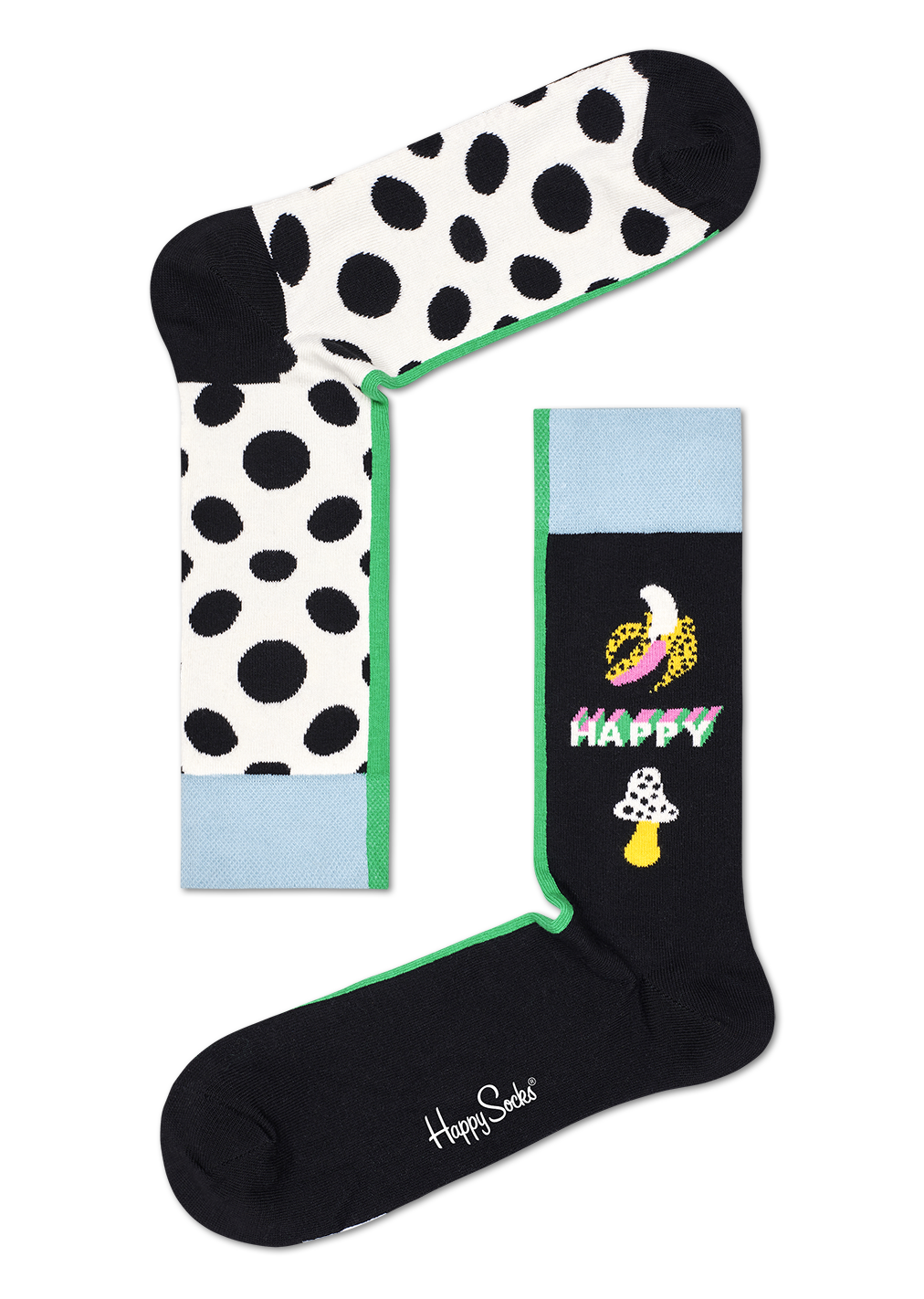 Half/half Big Dot Sock