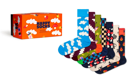 7-Pack A Wild Week Socks Gift Set