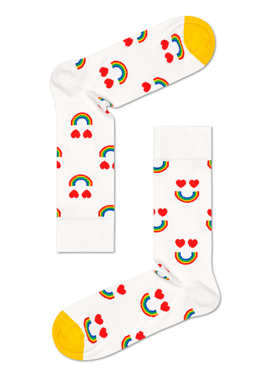 Happy Rainbow Sock