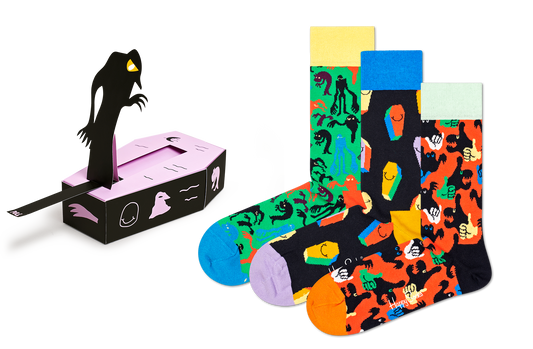 3-Pack Halloween Socks Gift Set
