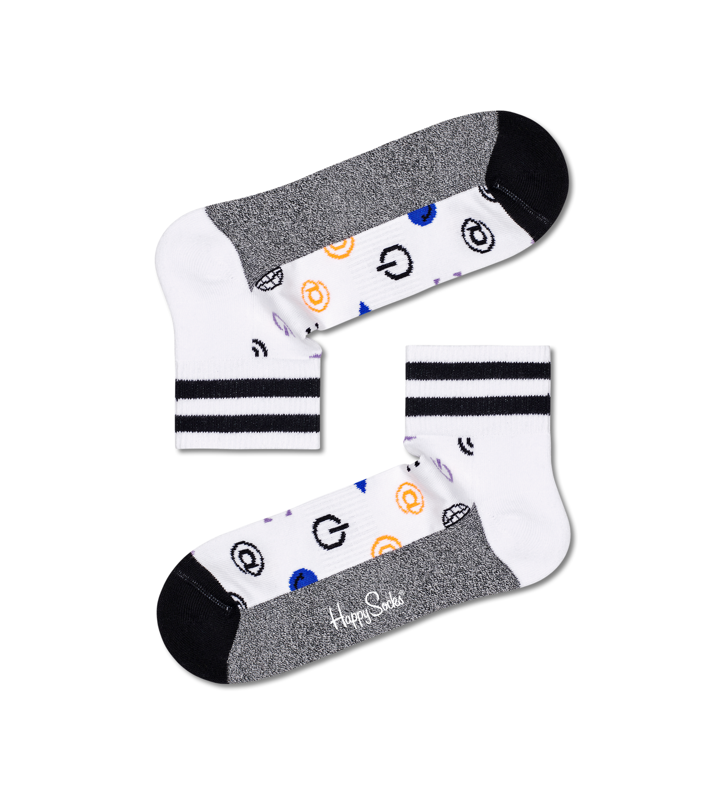 Ctrl Alt Del 1/4 Crew Sock