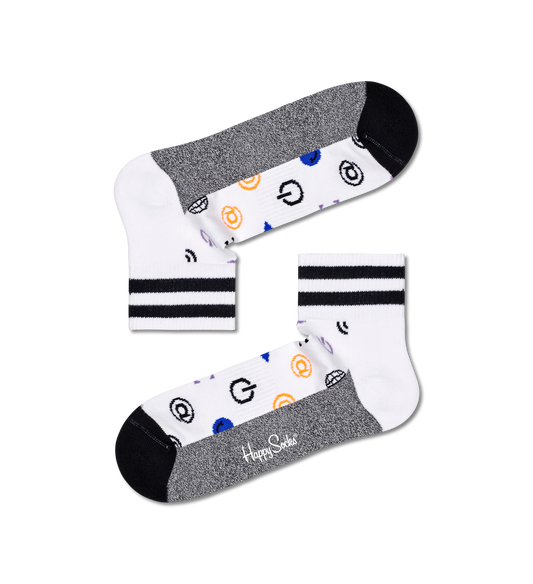Ctrl Alt Del 1/4 Crew Sock