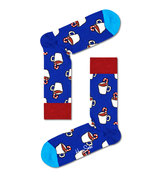 Candy Cane Cocoa Sock
