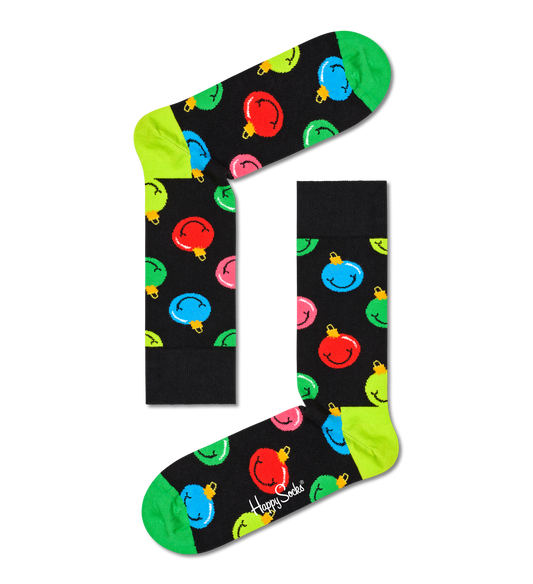 Jingle Smiley Sock