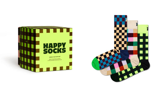 3-Pack Check It Out Socks Gift Set