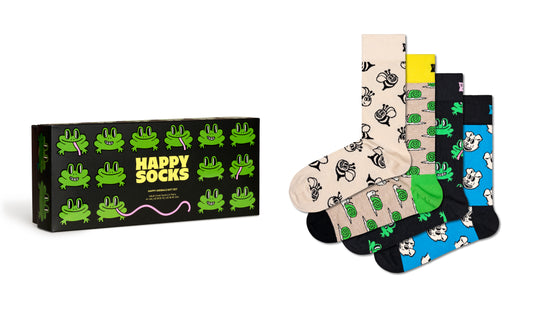 4-Pack Happy Animals Socks Gift Set
