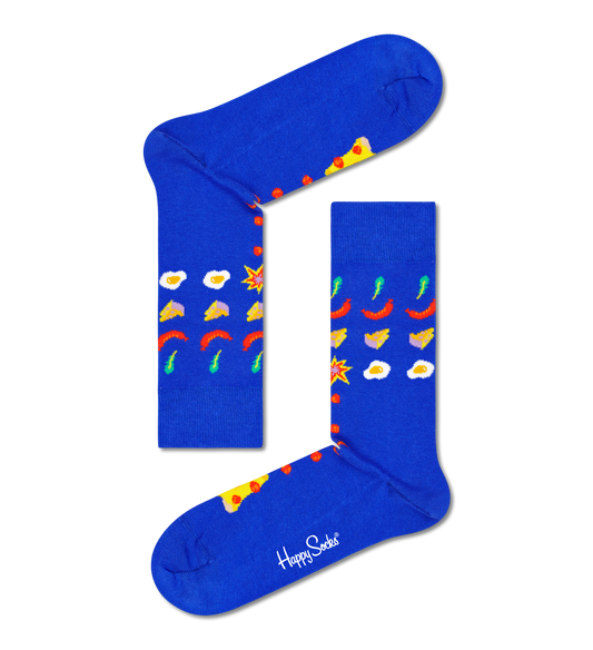 Pizza Invaders Sock