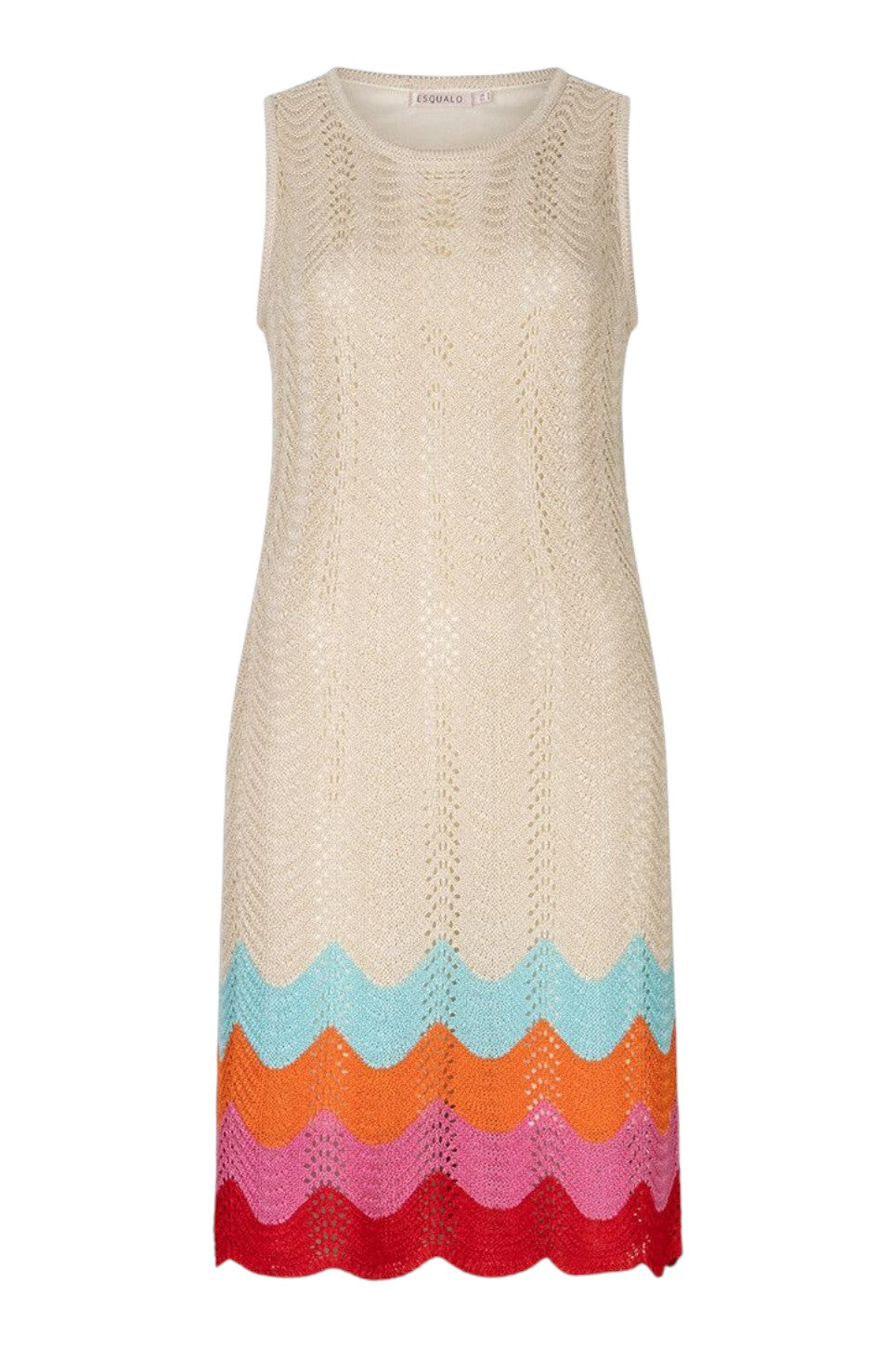 EsQualo DRESS ZIG ZAG Multi Color