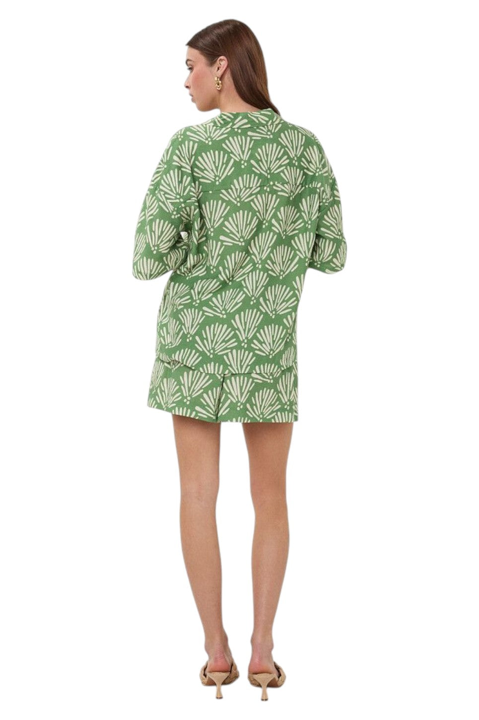 EsQualo BLOUSE TROPICAL Print