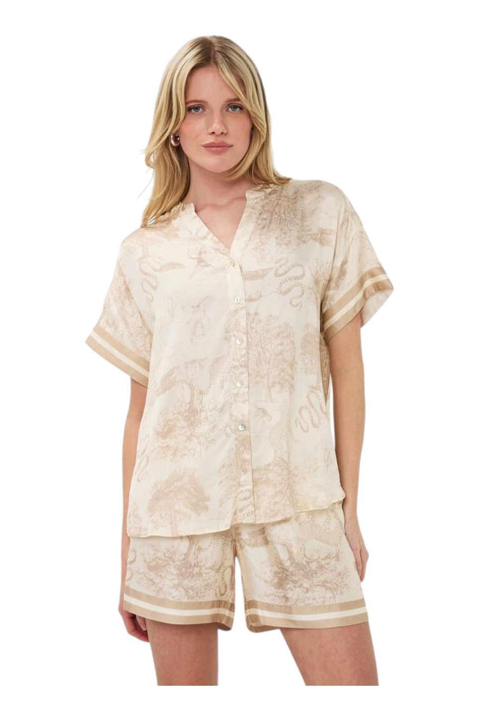 EsQualo Blouse Safari