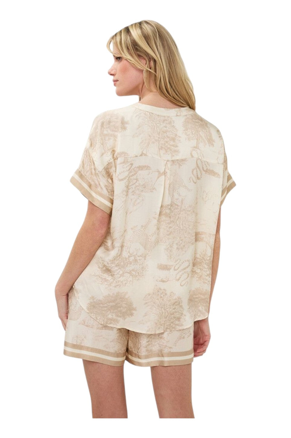 EsQualo Blouse Safari