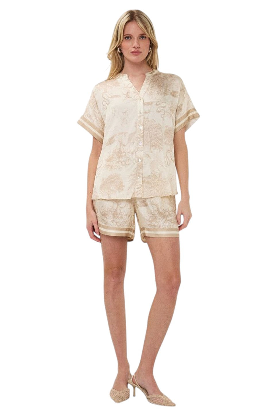 EsQualo Blouse Safari