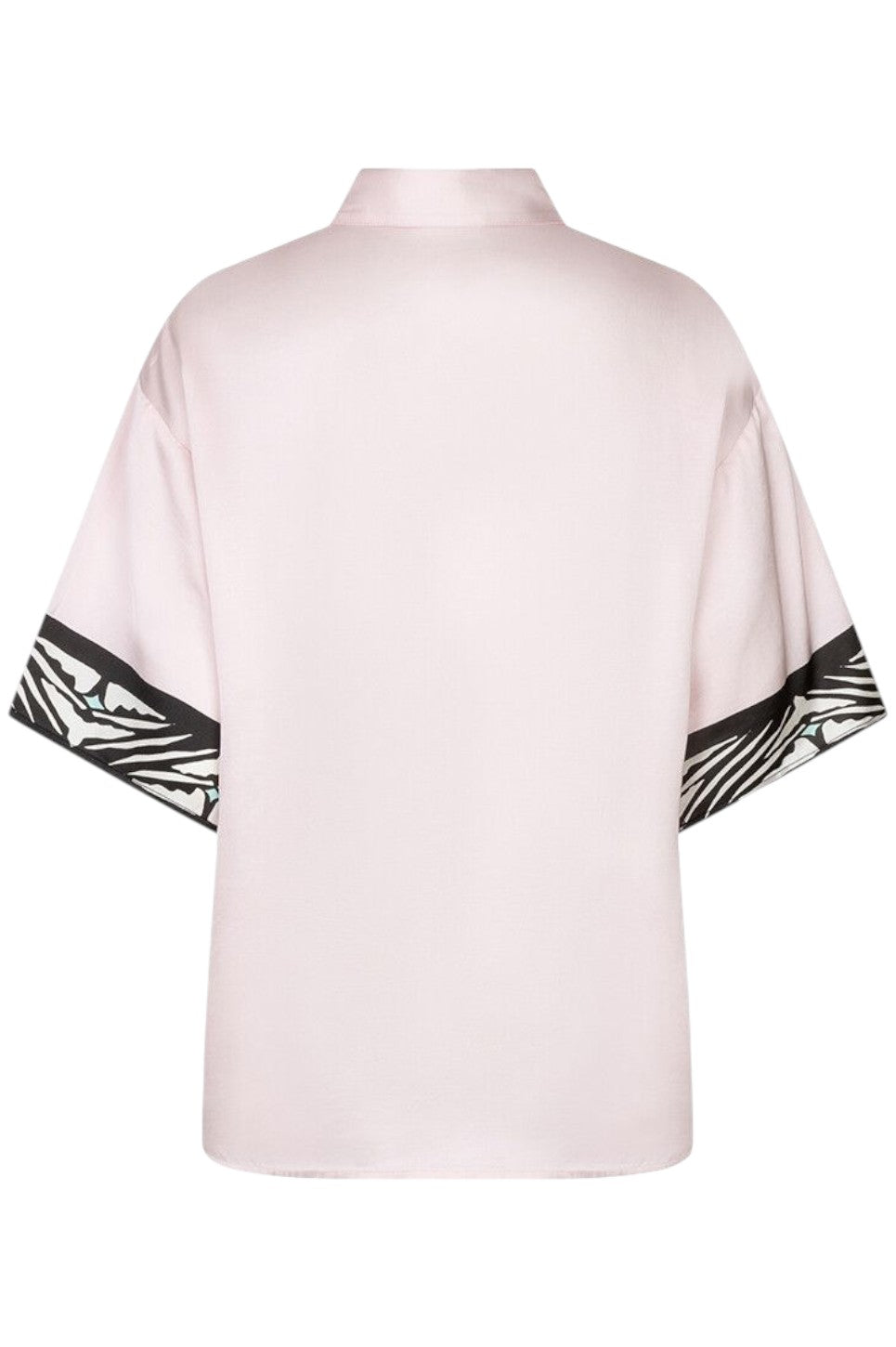EsQualo BLOUSE SHORT SLEEVE MYSTIC
