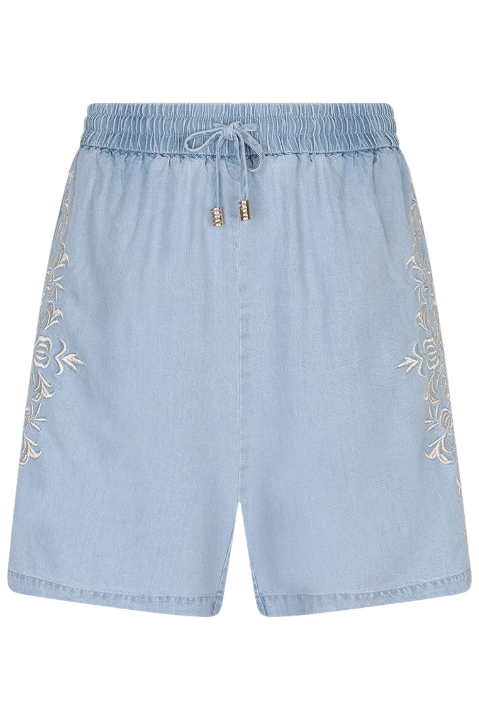 EsQualo SHORTS CHAMBRAY Light Blue