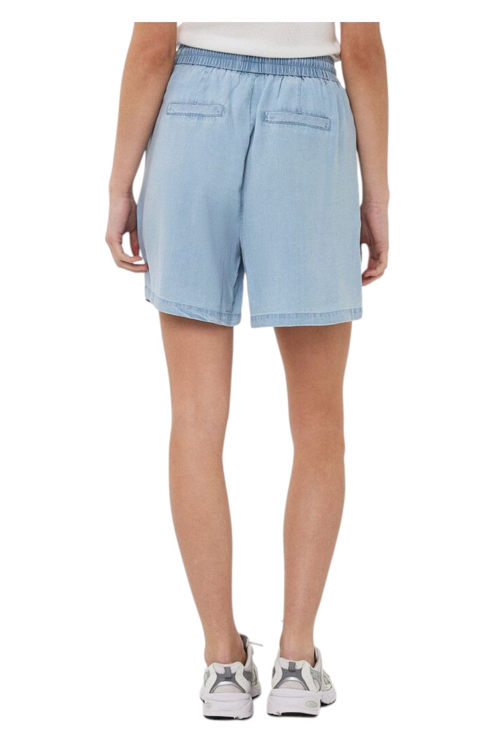 EsQualo SHORTS CHAMBRAY Light Blue