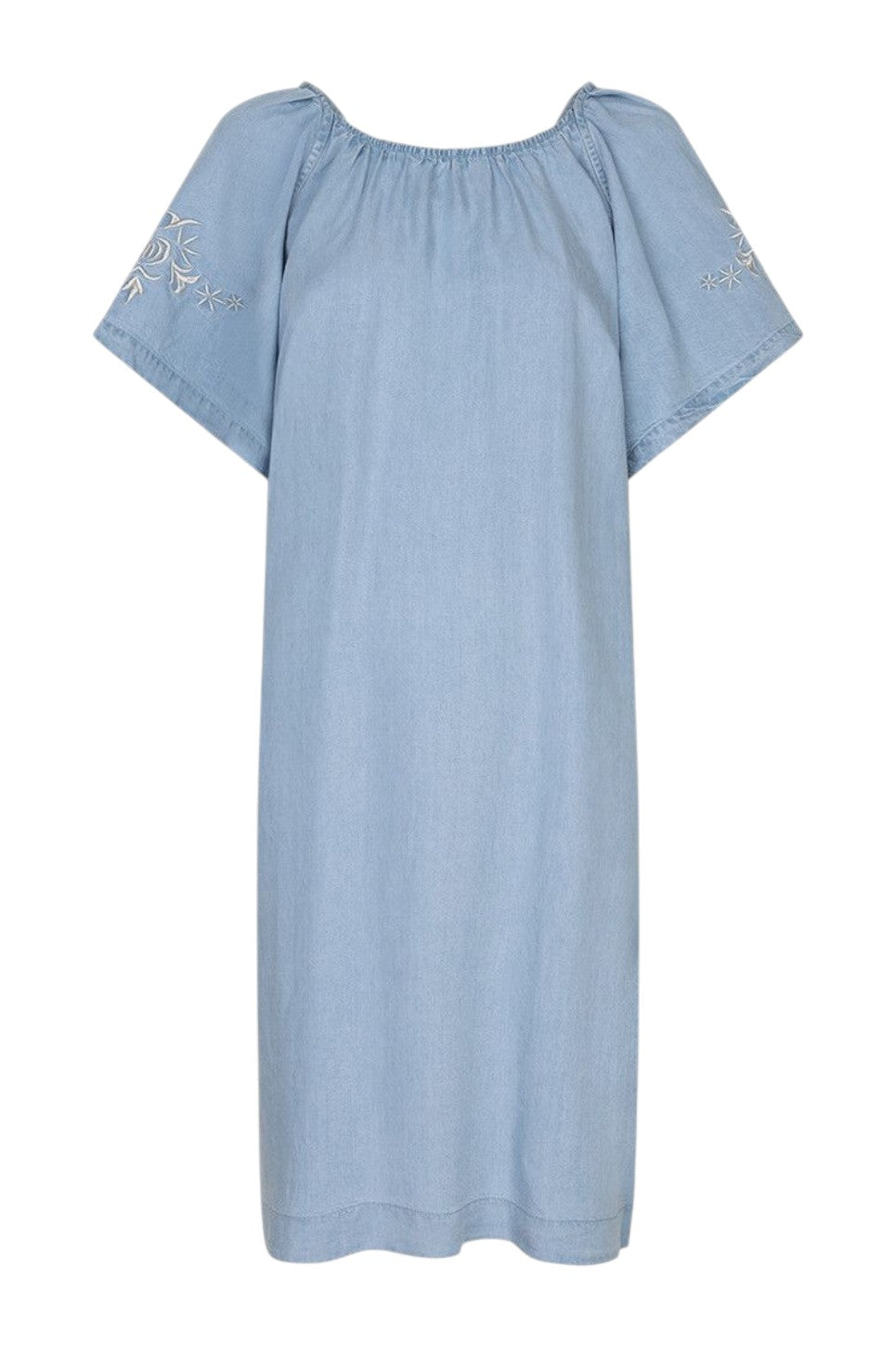 EsQualo DRESS CHAMBRAY Light Blue