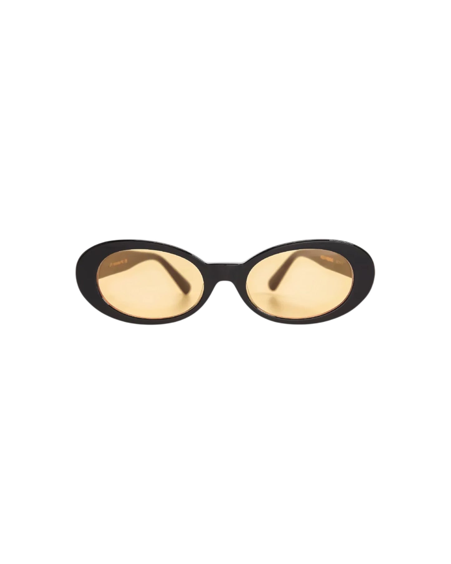 Kurt, Oval sunglasses for men and women yellow lens UV400 protection