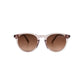 New-depp, Round sunglasses for men and women brown lens UV400 protection