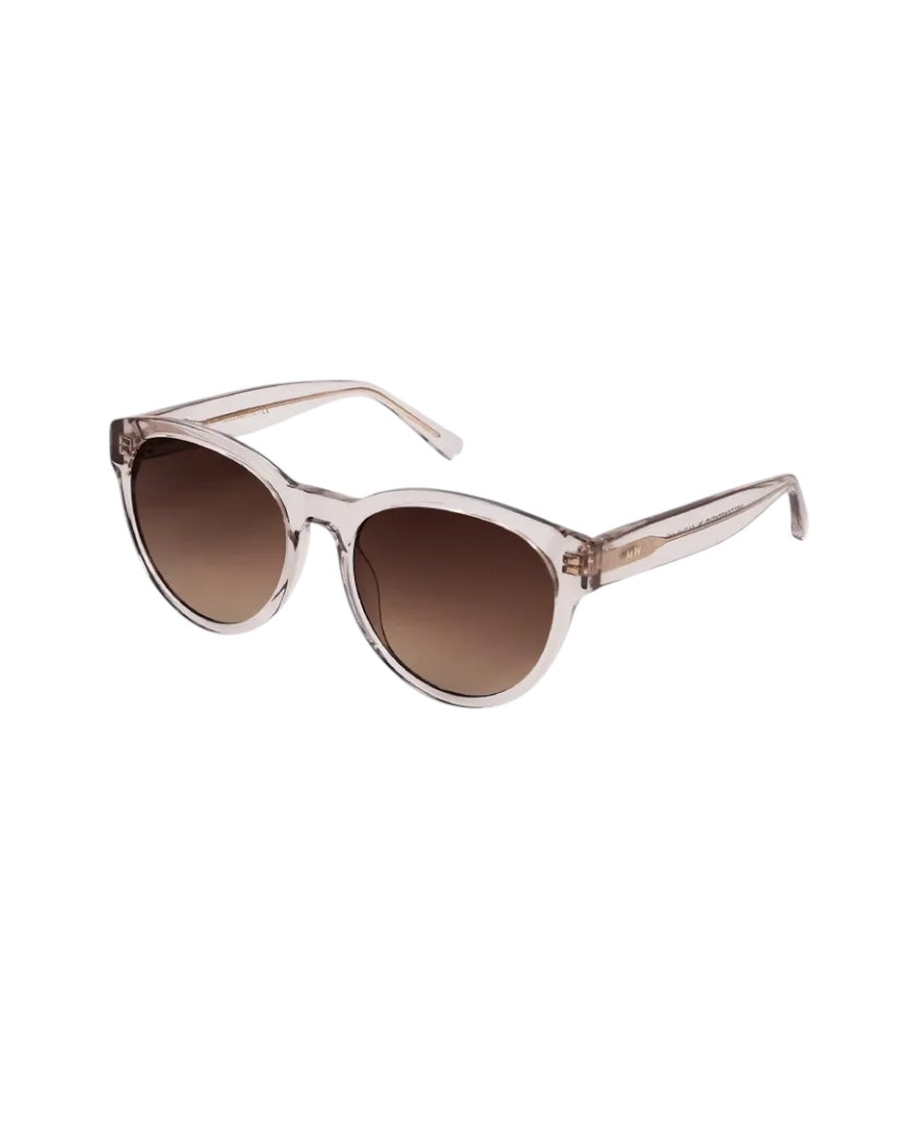 Rita, Round sunglasses for men and women brown lens UV400 protection
