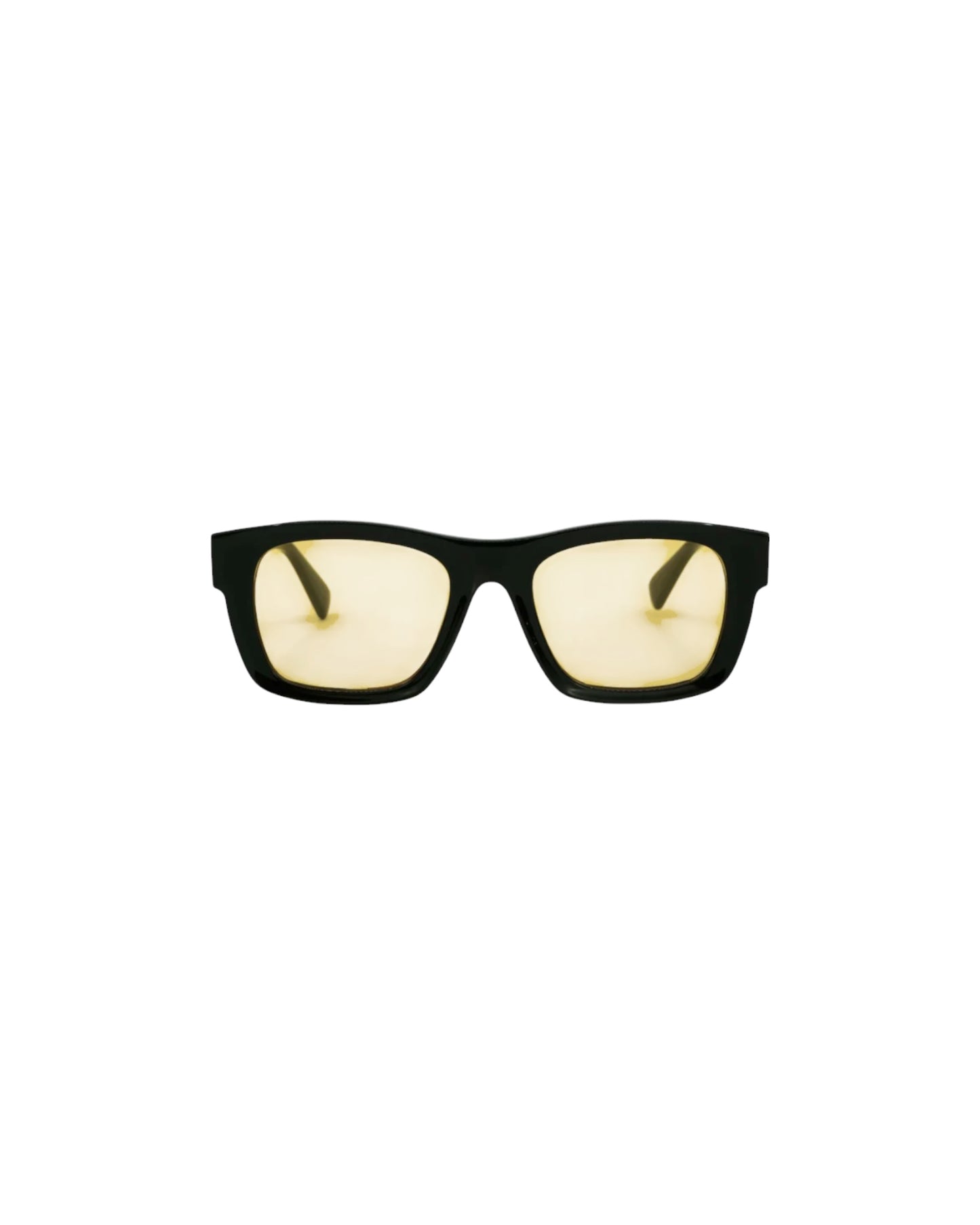 Dean, Rectangular sunglasses yellow lenses UV400 protection