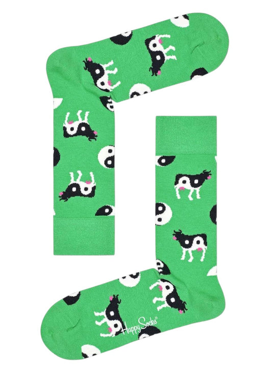 Ying Yang Cow Sock