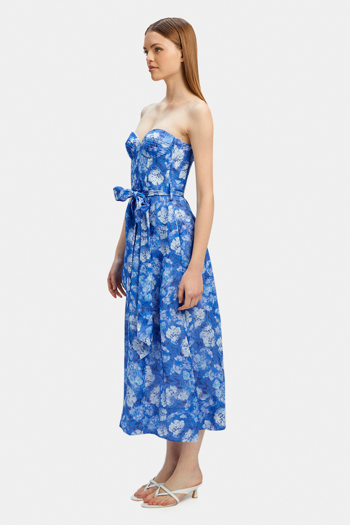 Vibrant Floral Midi Dress