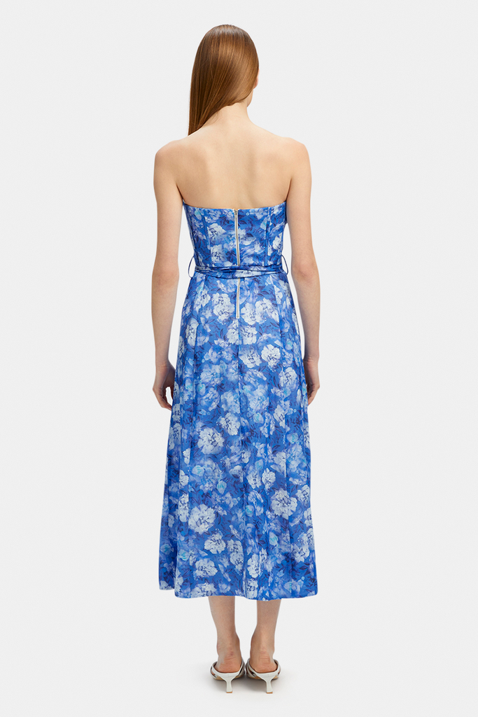 Vibrant Floral Midi Dress
