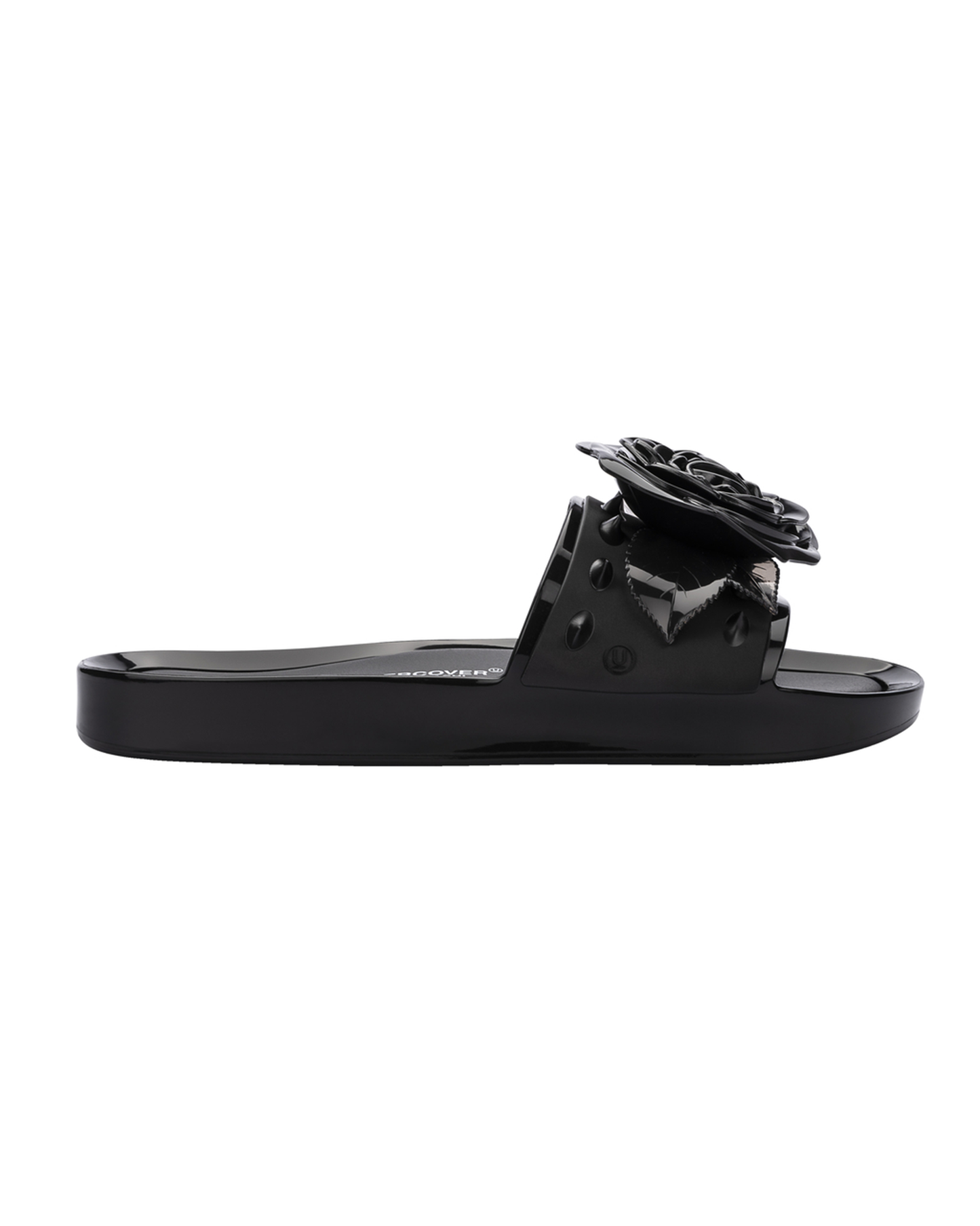 Melissa Beach Slide Spike + Undercover in Black Color