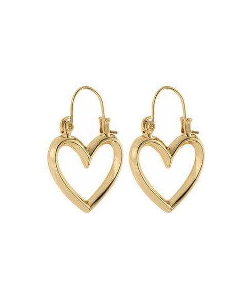 Mini Heartbreaker Hoops-Gold
