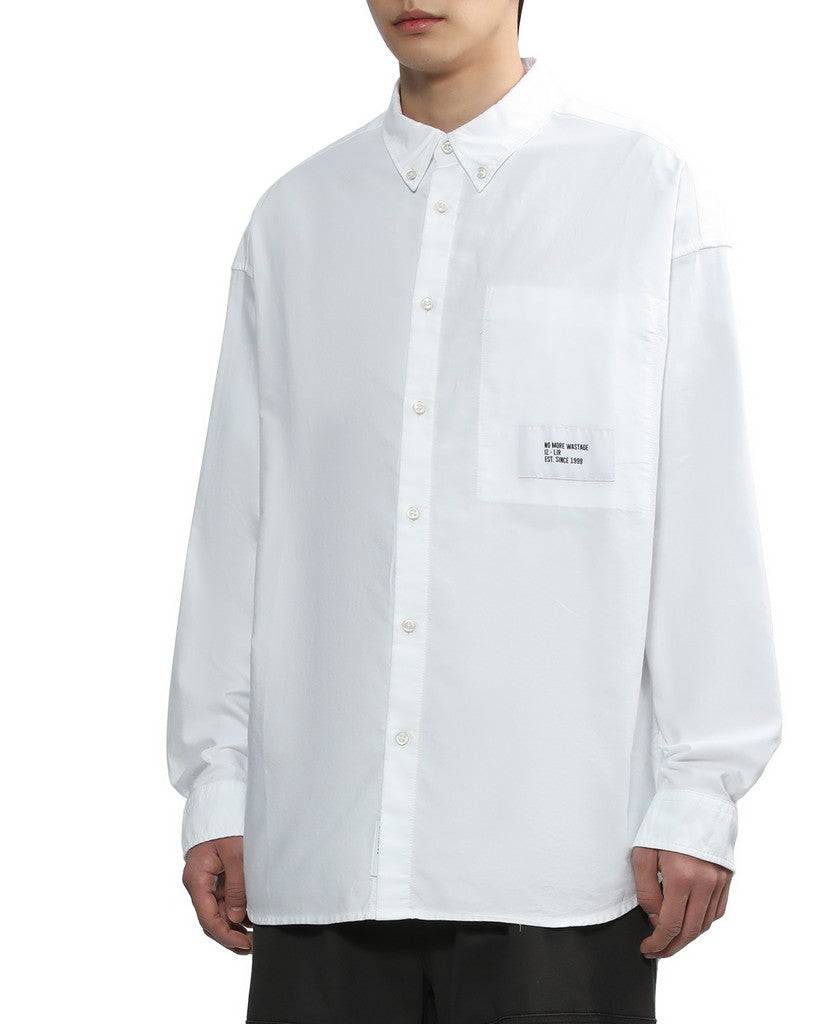 Izzue Men's Long Sleeve Shirt in White Color