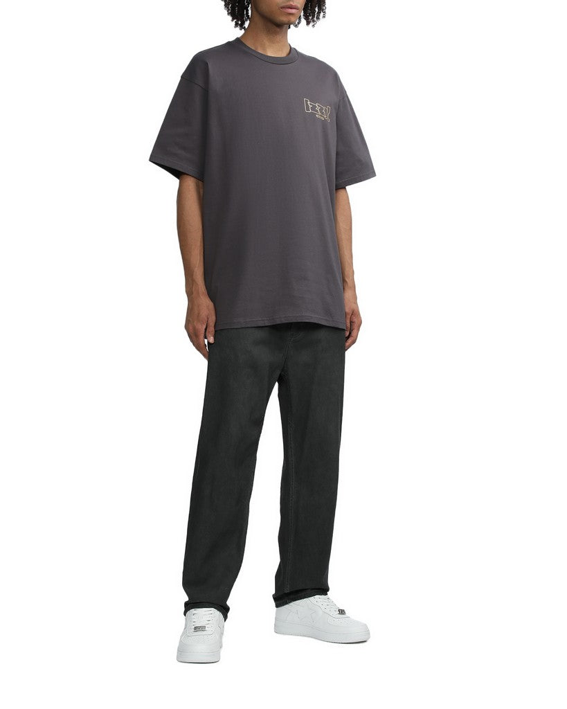 Izzue Men's Short Sleeve T-Shirt in Charcoal color